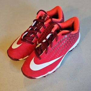 Nike Youth Red Baseball Cleats